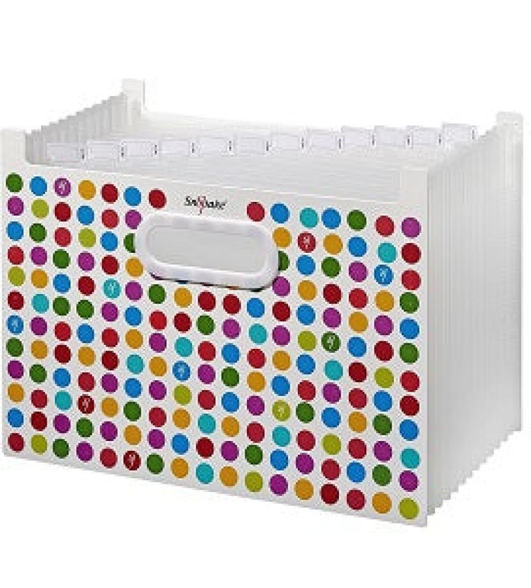 13 Part Polka Dot Desk Expander