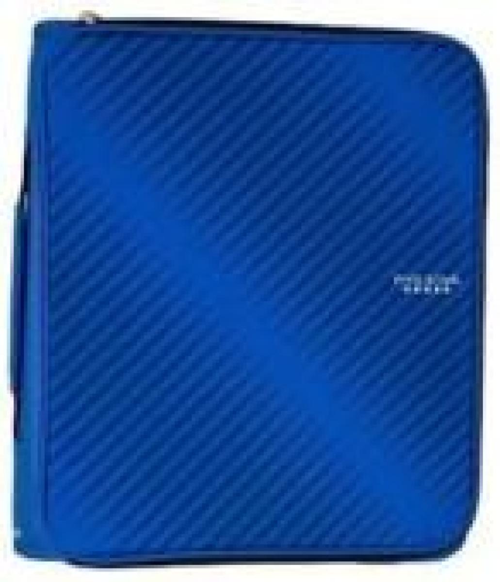 2 Zipper Binder Multi-Access File - Blue