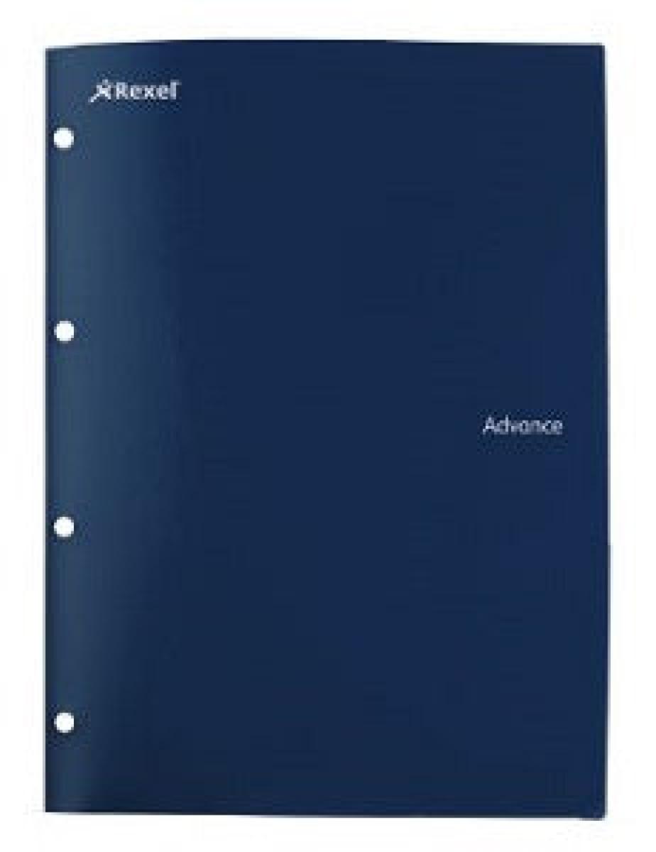 Folder Advance 4 Pocket Custom - Navy Blue