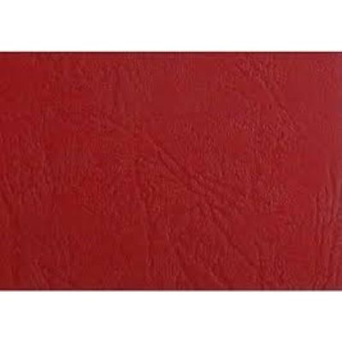 Leather Grain Cover A4 - Red
