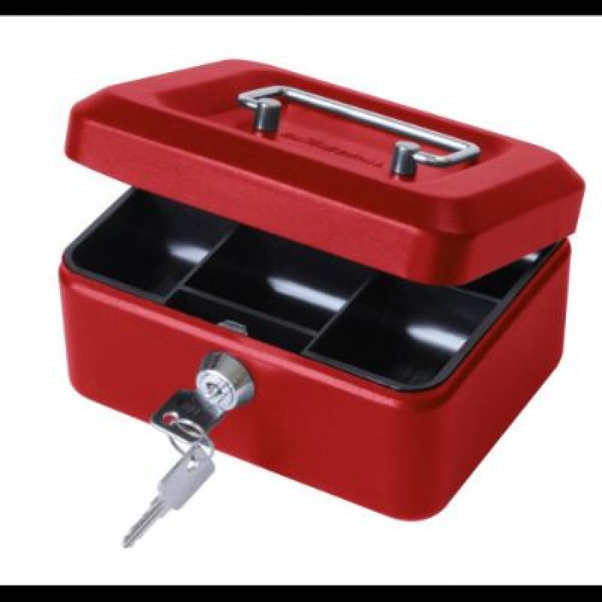 8 Inch/20 cm Cash Safe - Red
