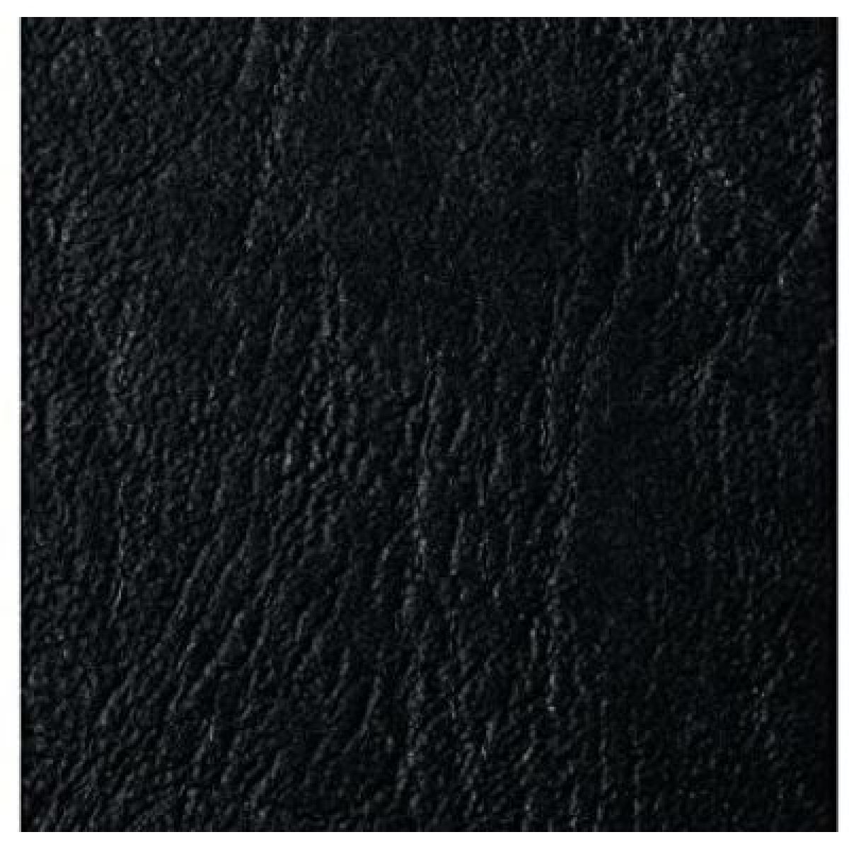 Leather Grain Cover A4 - Black