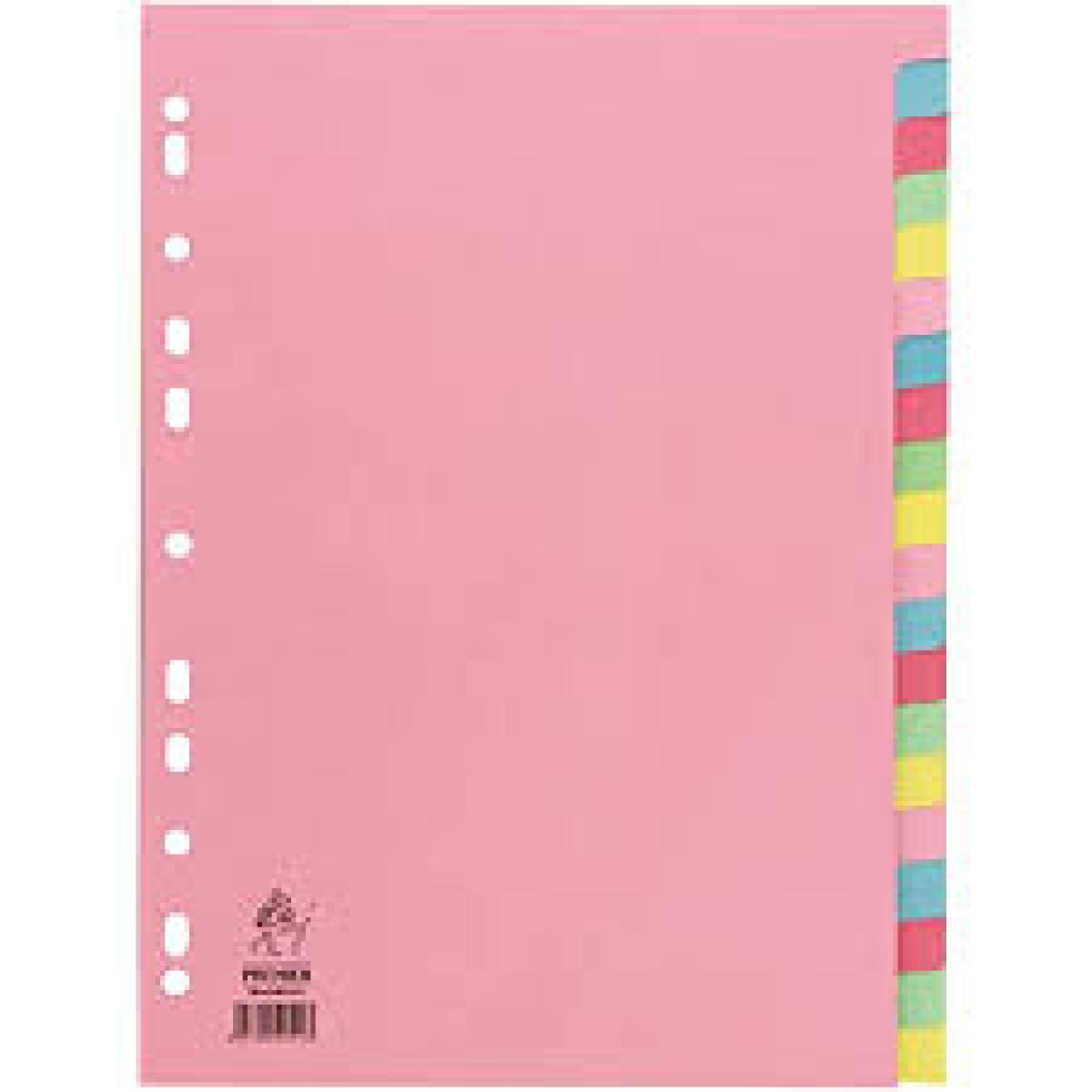 Manilla 20 Part Divider A4 - Color