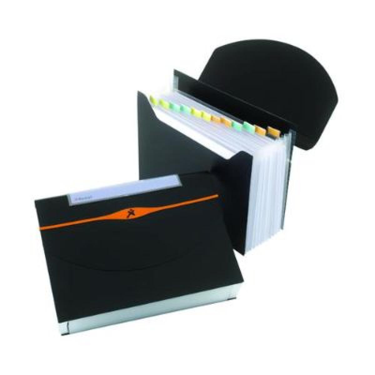 Optima Expanding File 13 Part - Black
