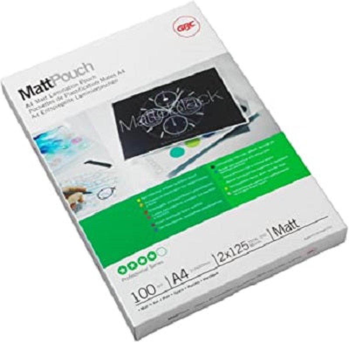 Basics Standard Laminating Pouch A4 110 Micron x100