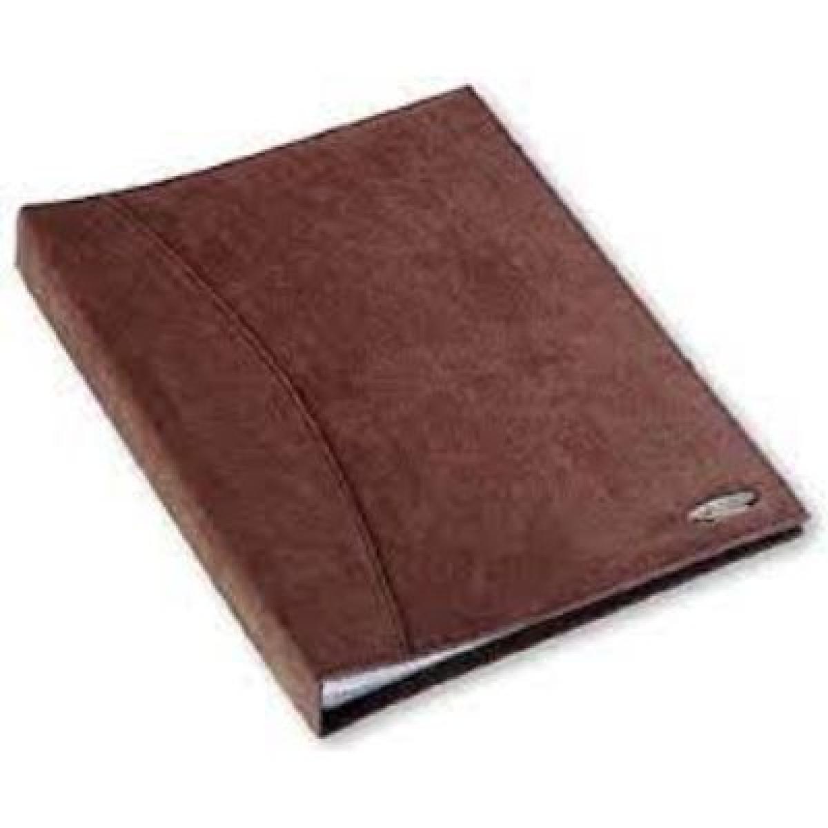 Soft Touch Display Book Suede 24 Pockets - Chocolate