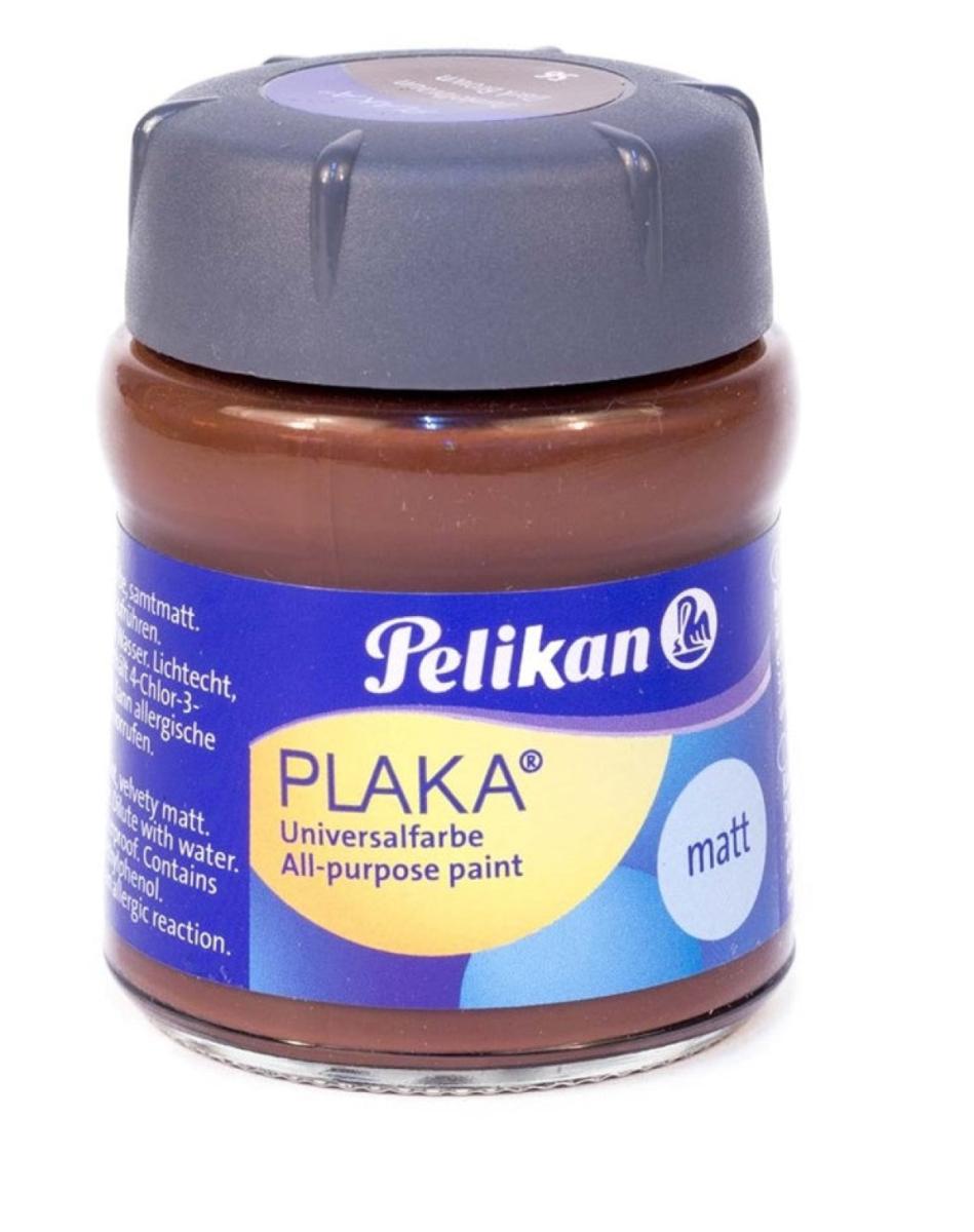 Plaka Standard Shades Paint 50 ml - Dark Brown