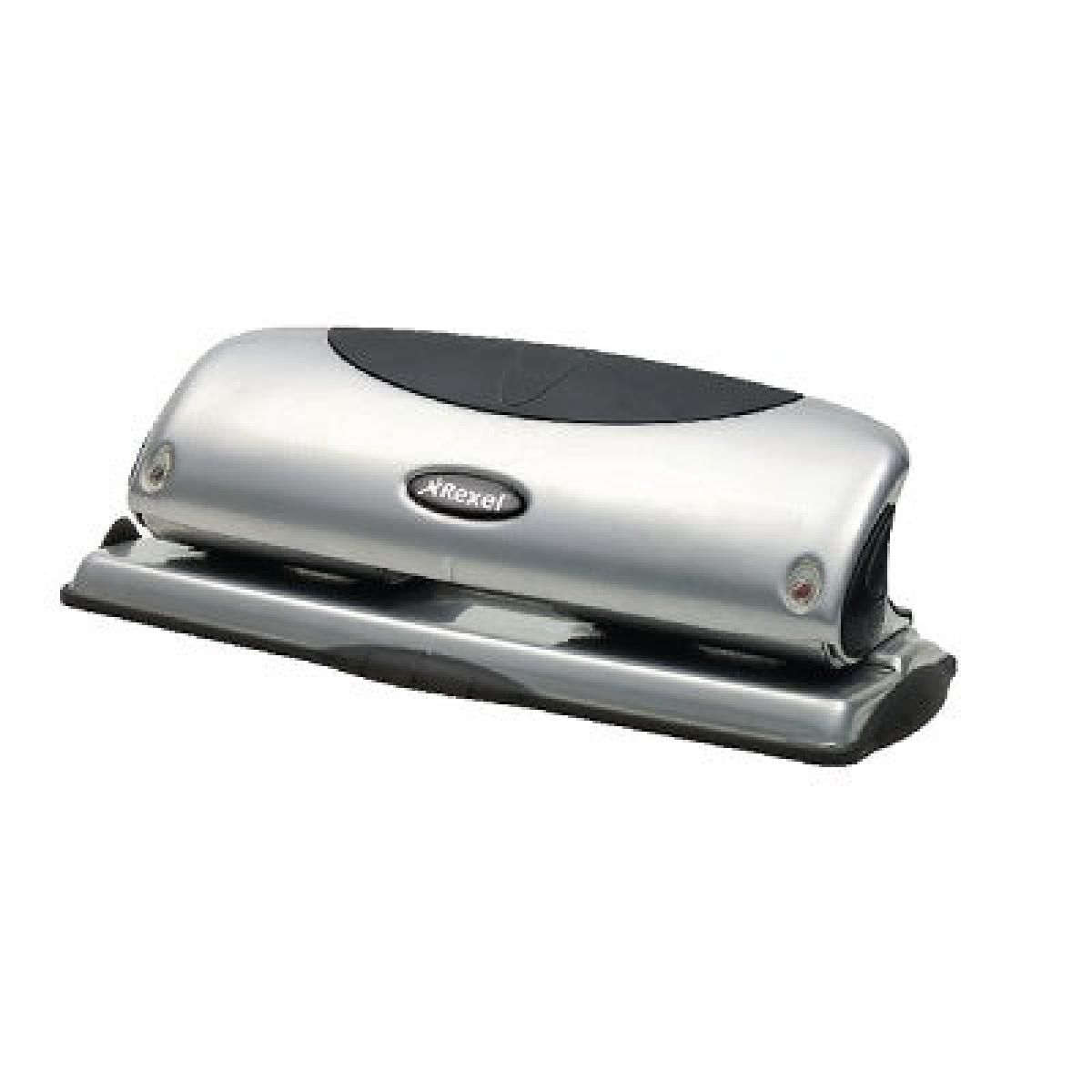 P425 Premium 4 Hole 25 Sheet Punch - Silver/Black