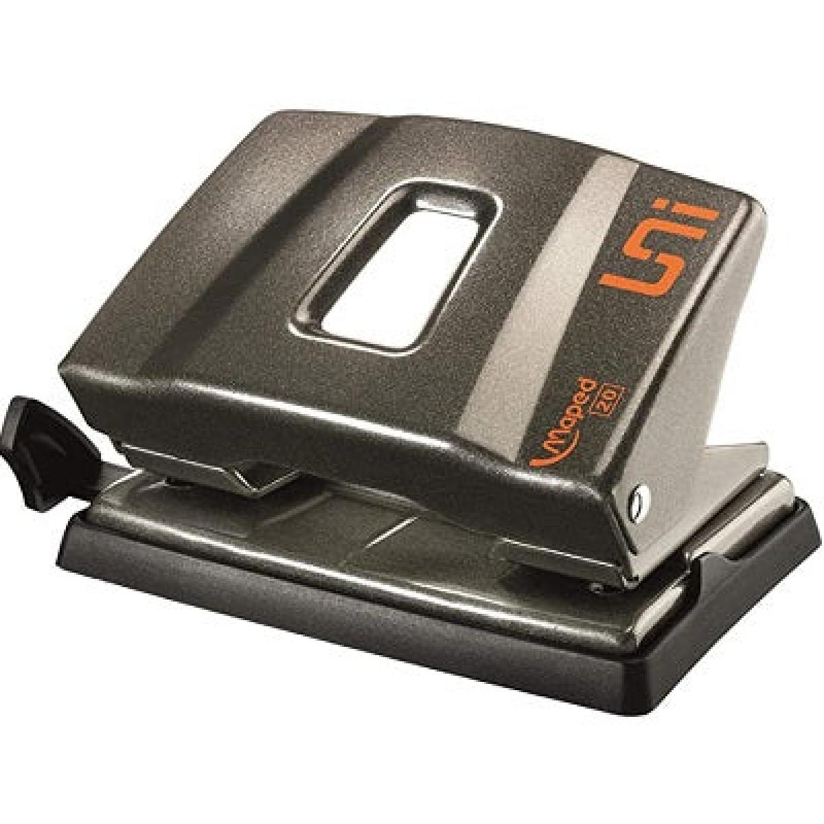 Punch Universal Metal 10/12 Sheets 2 Hole - Black