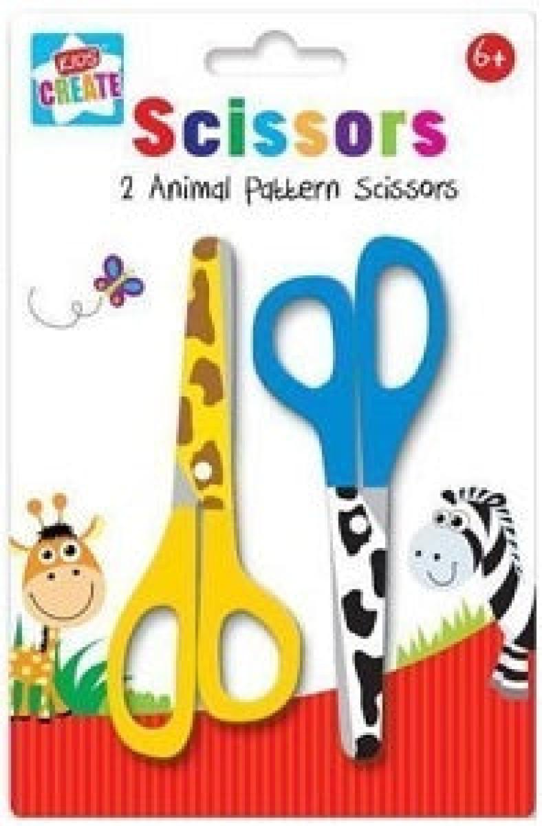 Animal Pattern Scissors x2