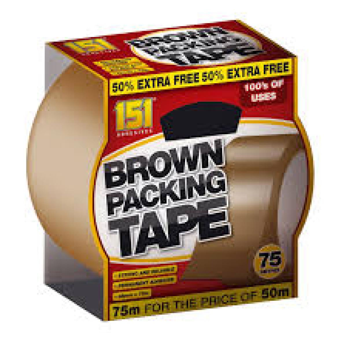 Brown Packing Tape 75 m