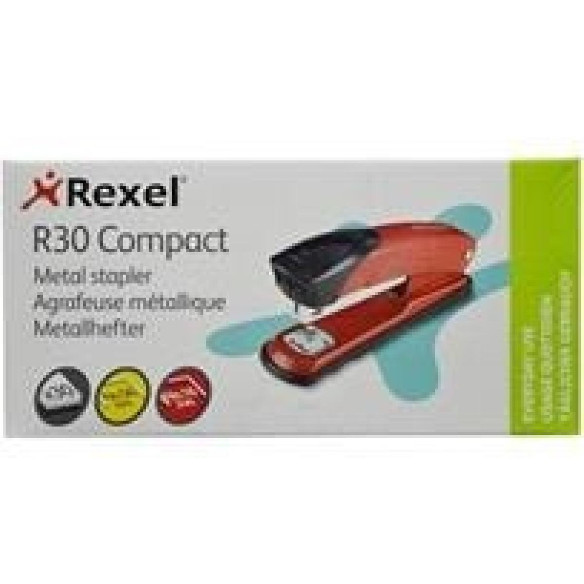R30 Compact Stapler - Red