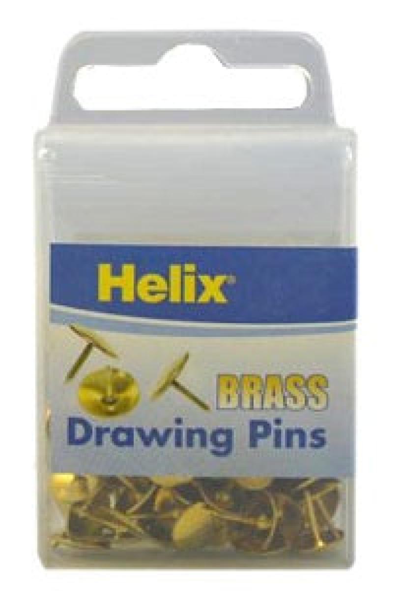 Brass Drawing Pins - x100