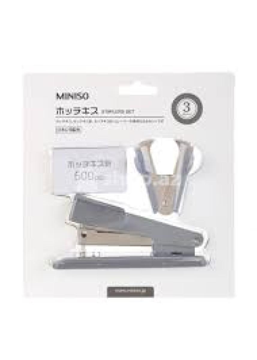 3-Piece Stapler Set - Grey