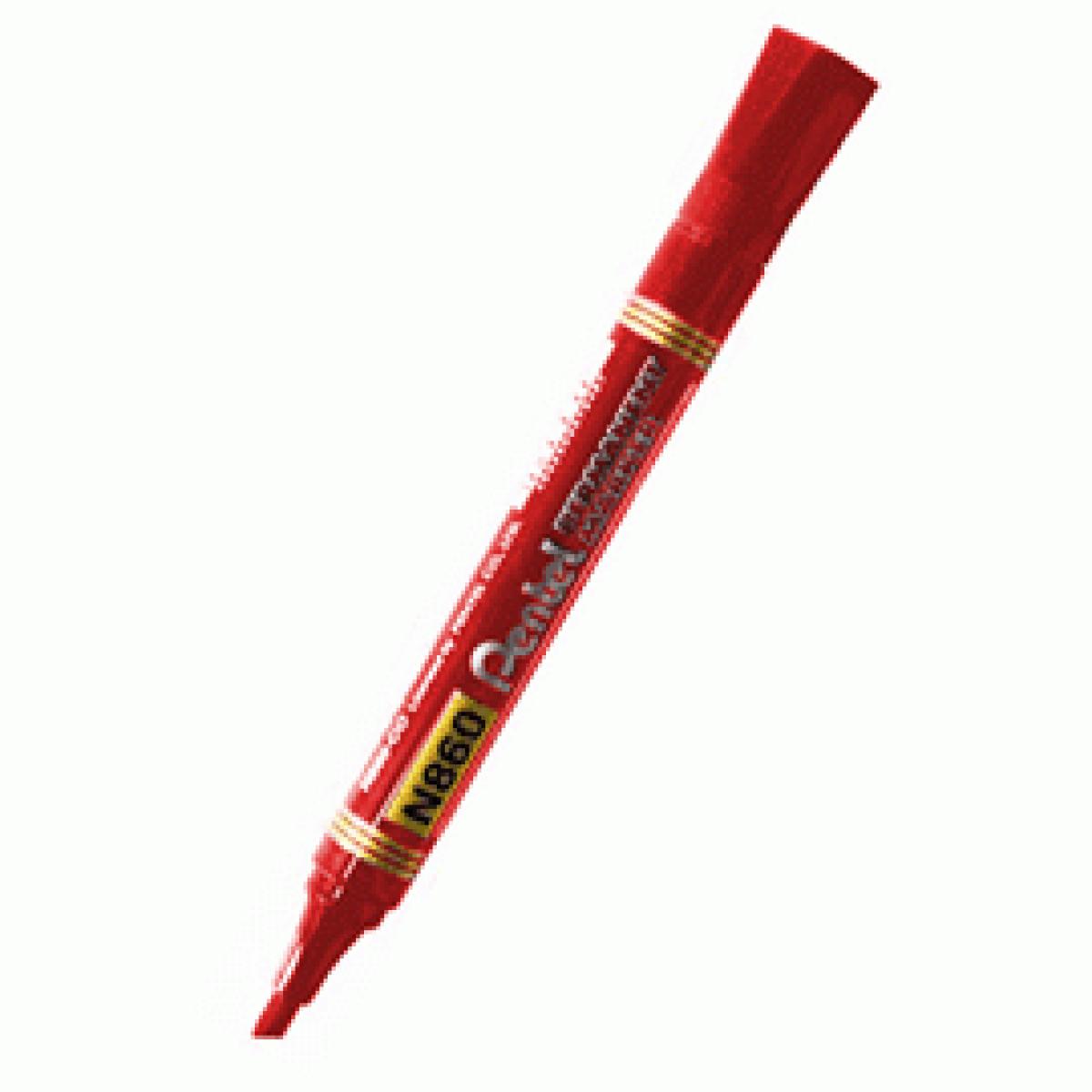 Permanent Marker Chisel - Red