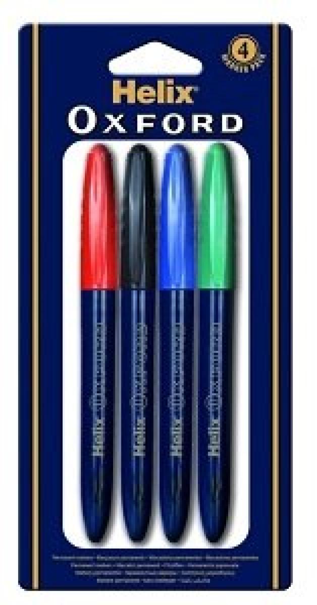 Oxford Permanent Marker 4 Colours