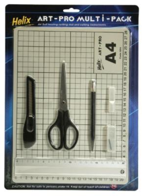 Art Pro Cutting Mat Rule & Scalpel Set
