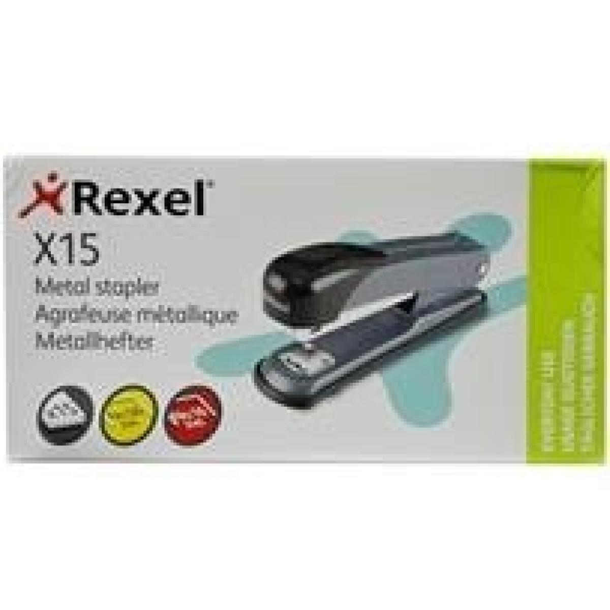 X15 Metal Stapler - Grey