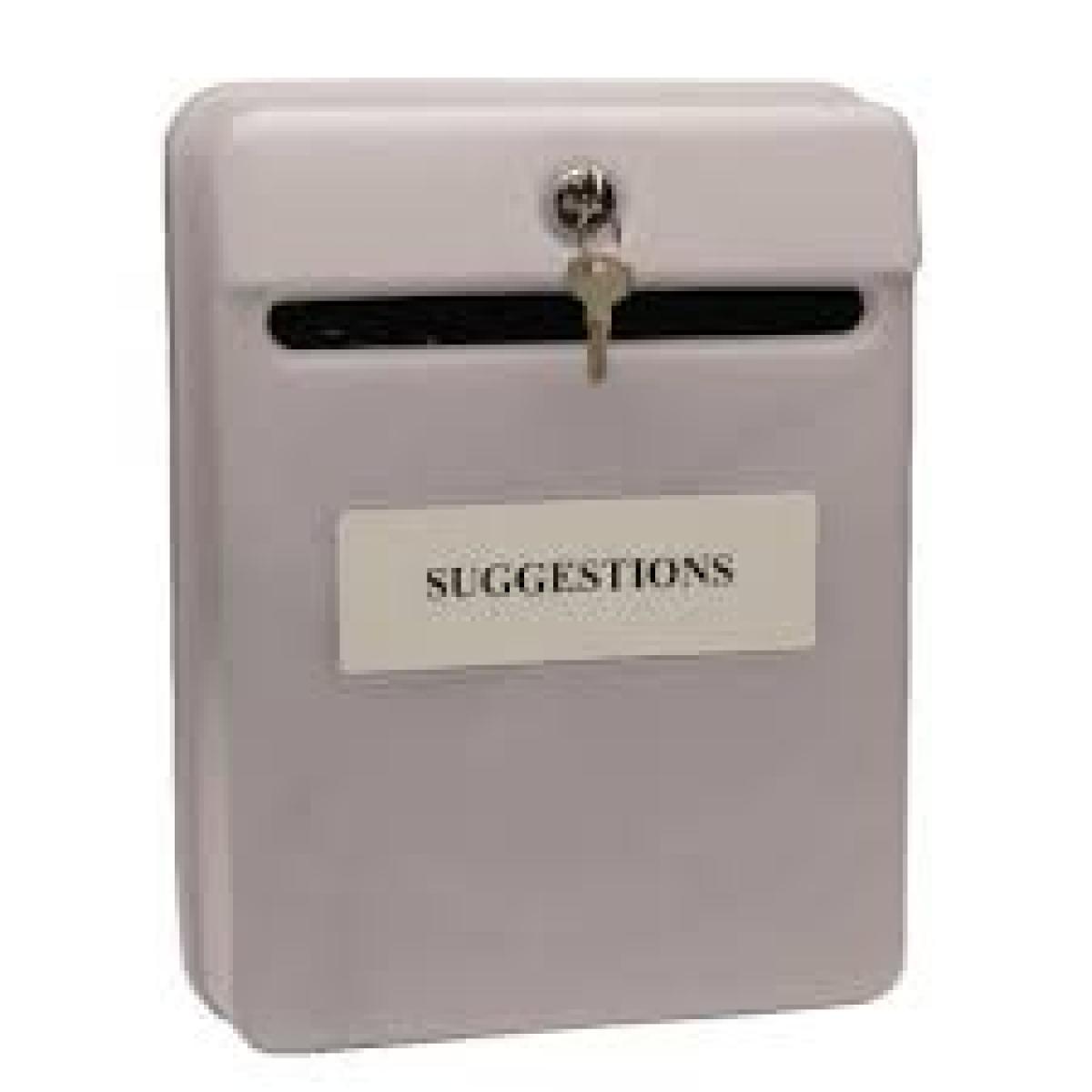 Post Suggestion Box - Grey