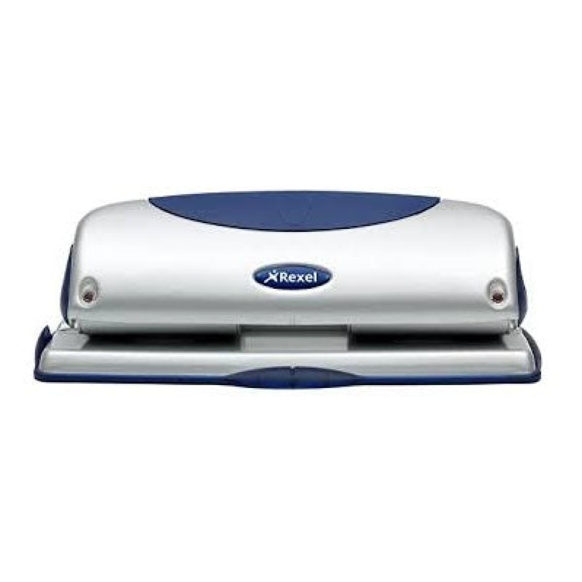 P425 Premium 4 Hole 25 Sheet Punch - Silver/Blue