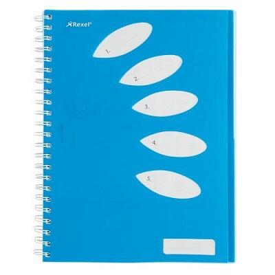 Joy Notebook 5 Subject 250 Pages - Blue