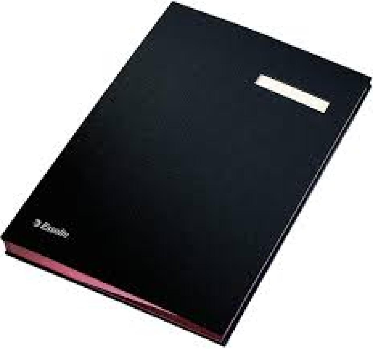 Signature Book 20 Tabs Black