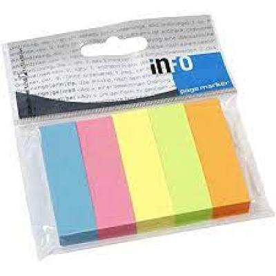 15 x 50 mm Page Marker Brilliant Mix