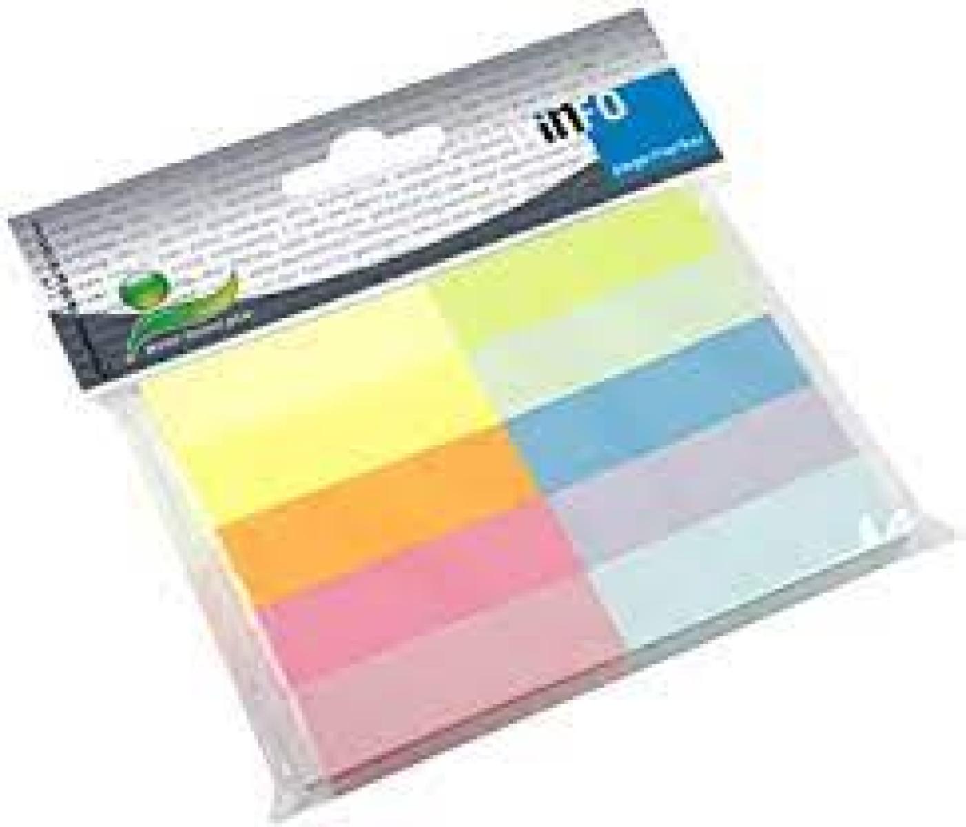 15 x 50 mm Page Marker Brilliant And Pastel Mix