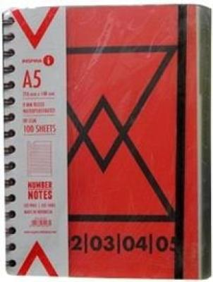 A5 8 mm Ruled Notebook