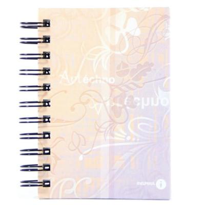 Spiral Hard Cover Back A6 Artechno Yellow