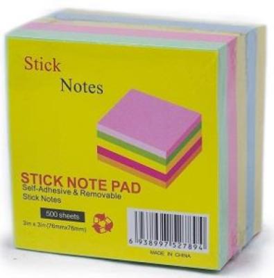 Stick Note Pad Self-Adhesive & Removable