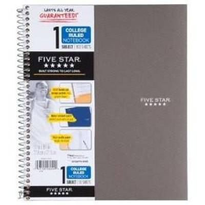 1 Subject College Ruled Notebook