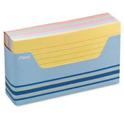 Colour Index Cards Ruled 3 x 5 Inches
