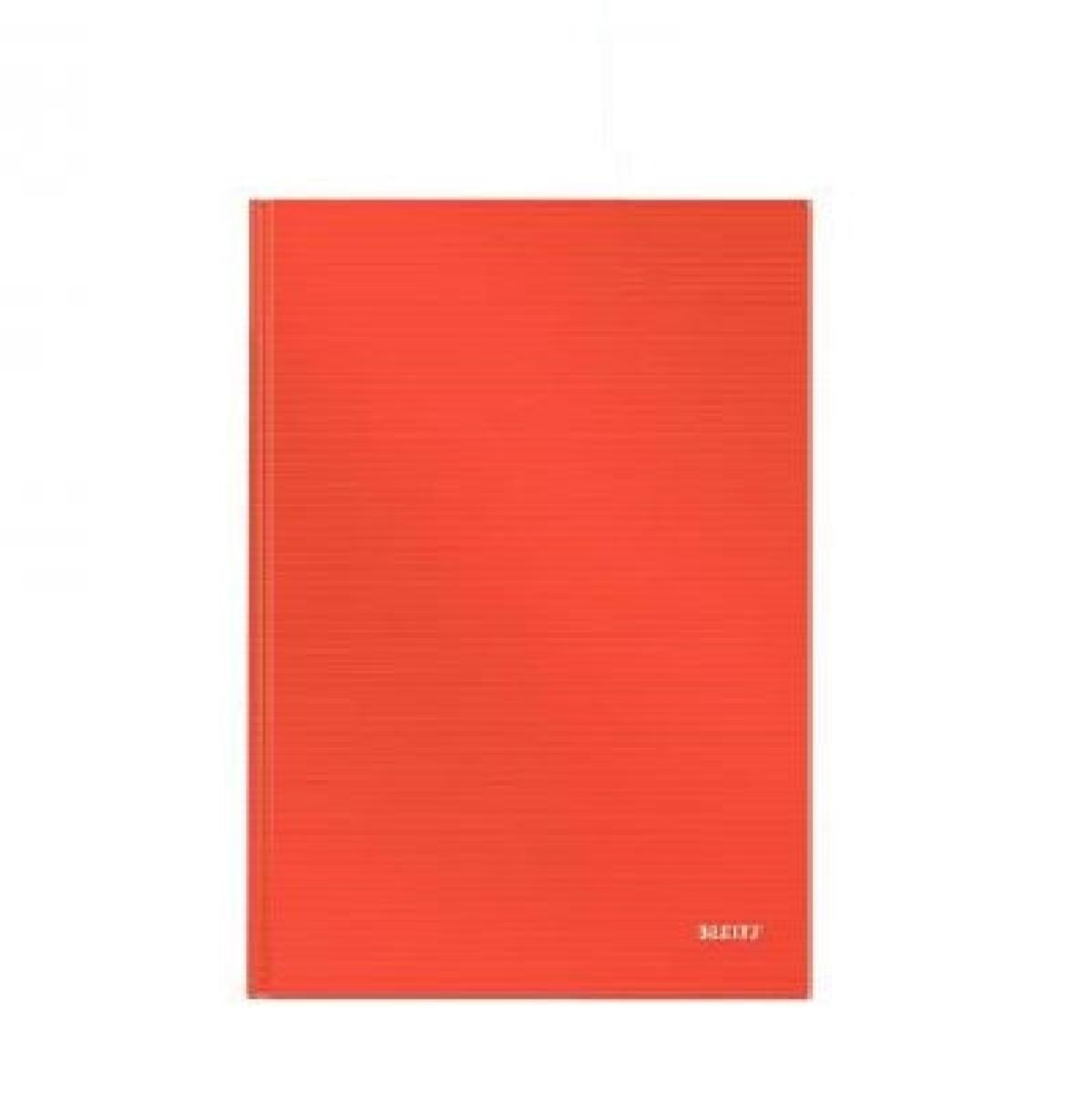 Notebook Solid Hard Cover A4 Ruled - Red