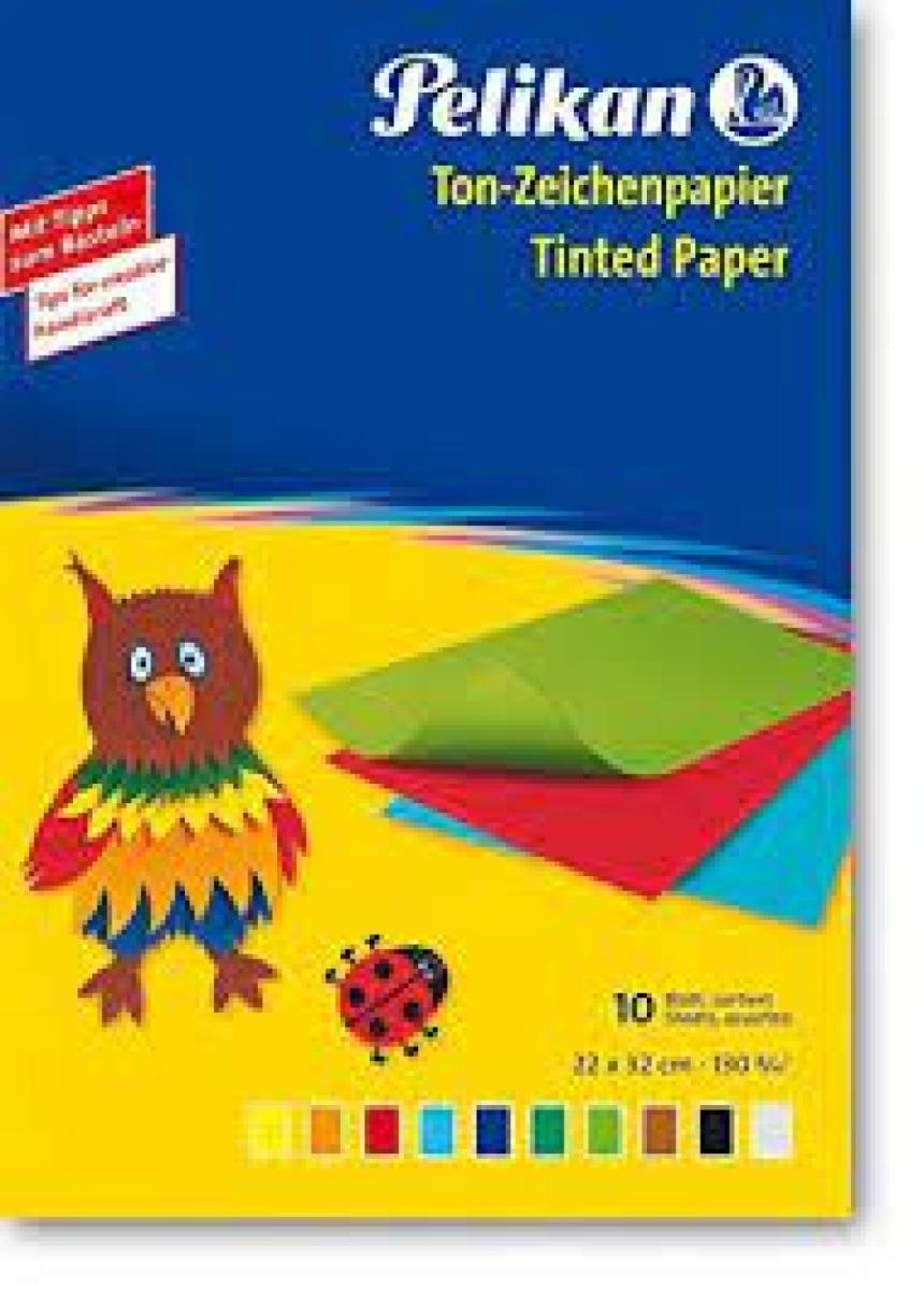 Coloured Drawing Paper 10 Sheets 130 gsm
