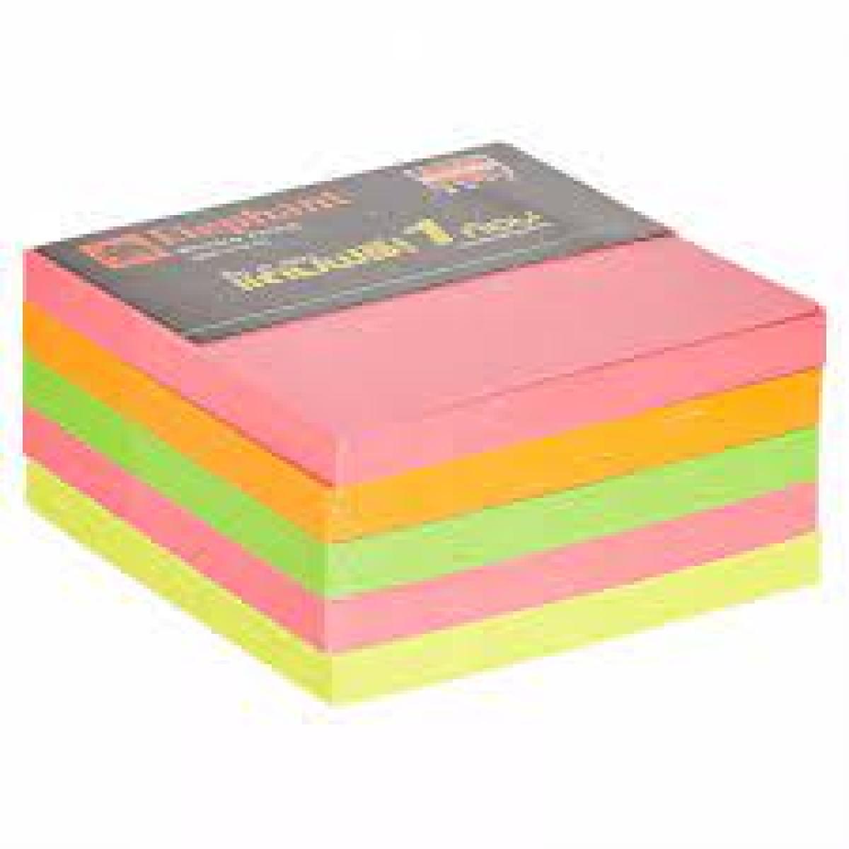 Sticky Note Standard 1 x 3 Pastel Neon Orange, Green, Pink