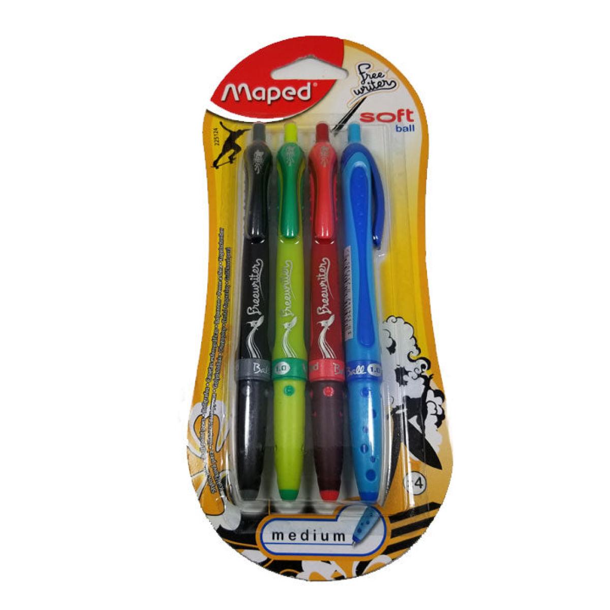 Ball Pens Medium x4