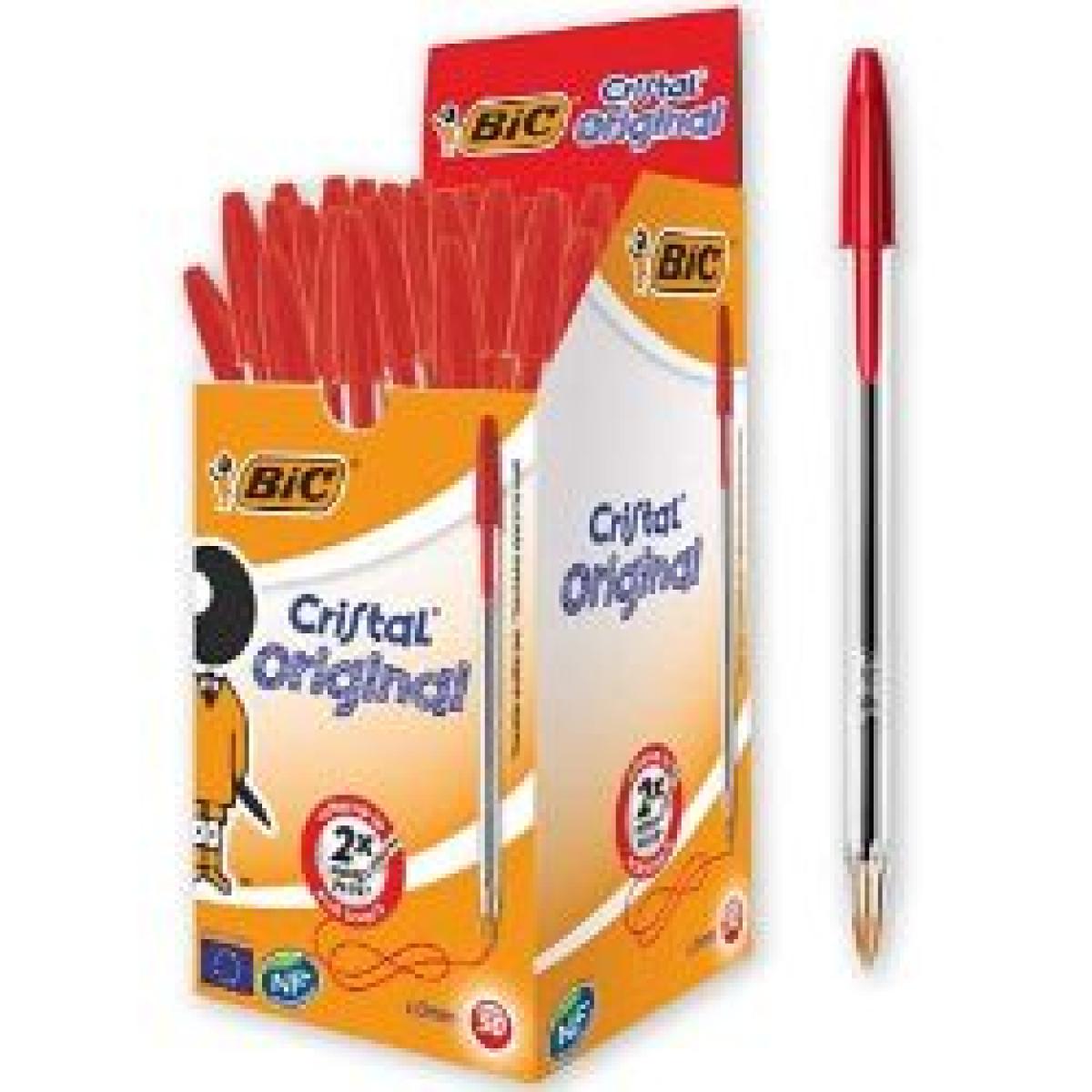 Cristal Original Pen - Red x50