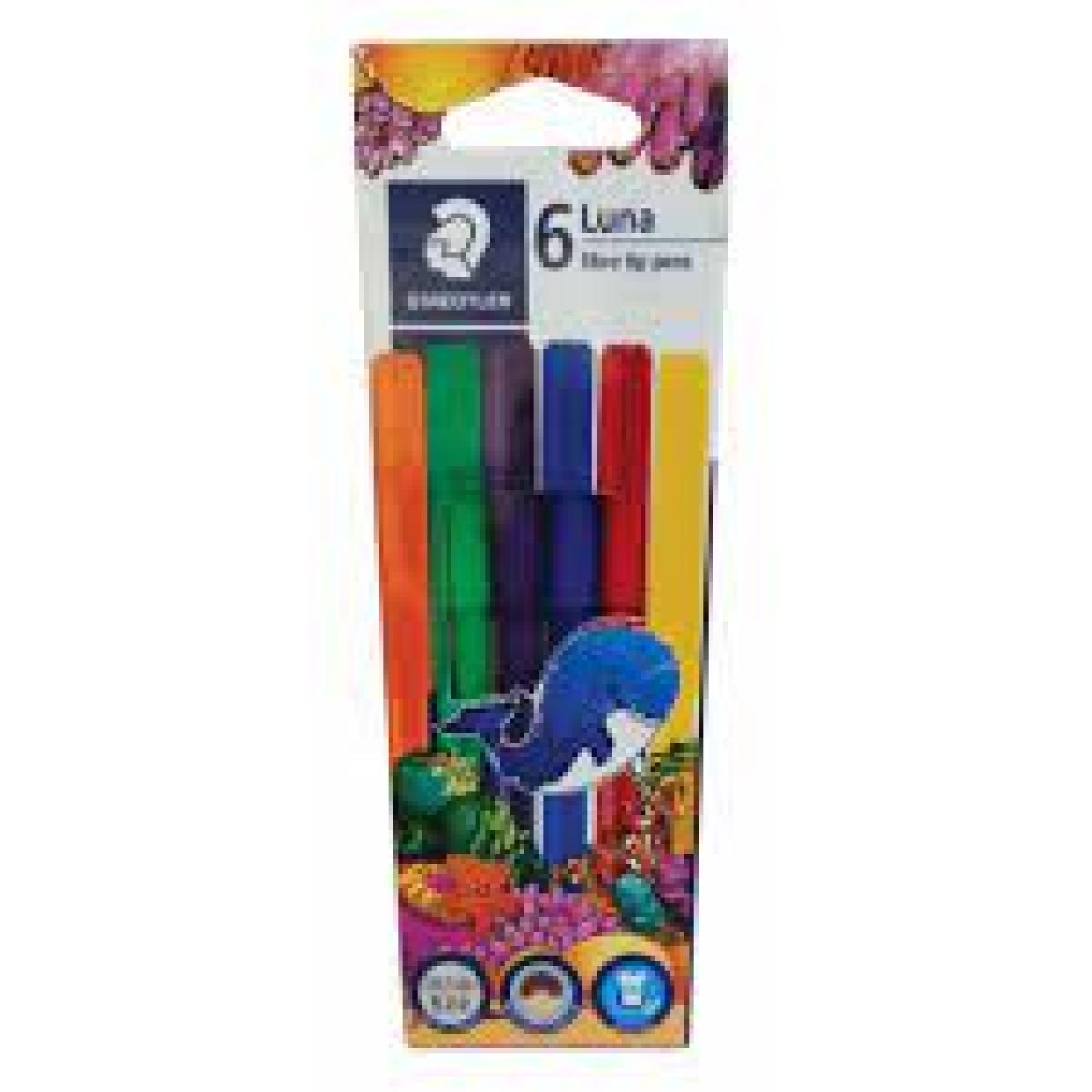 Luna Fibre Tipped Pen x6