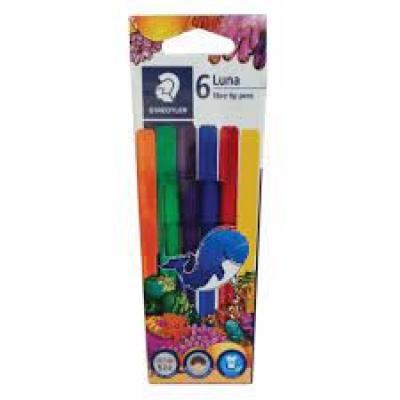 Luna Fibre Tipped Pen x6