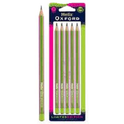 Oxford Clash Pencils - Pink x5