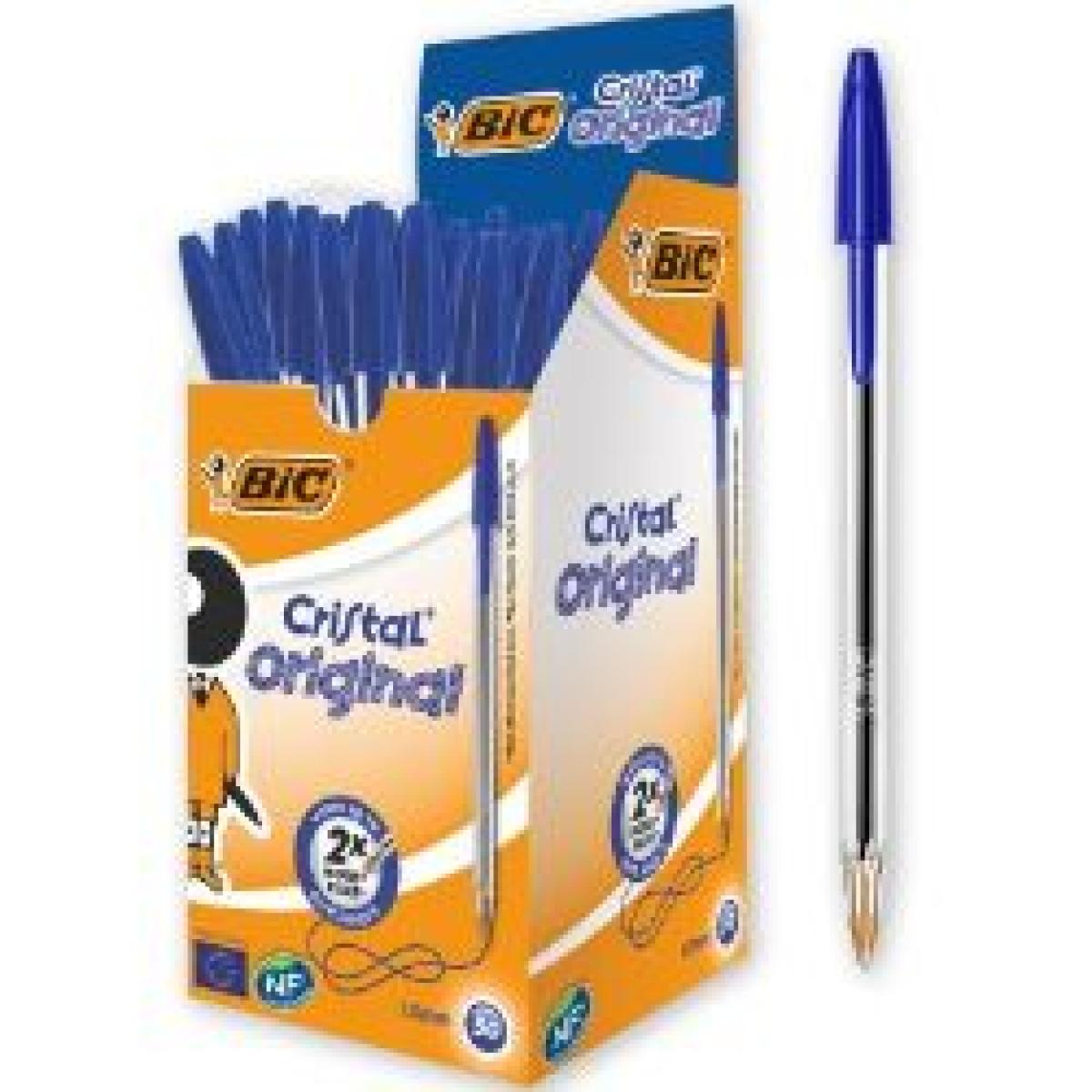 Cristal Original Pen - Blue x50