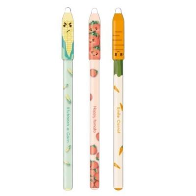 Farm Story Erasable Gel Pen Crystal Blue 0.5 mm With Eraser