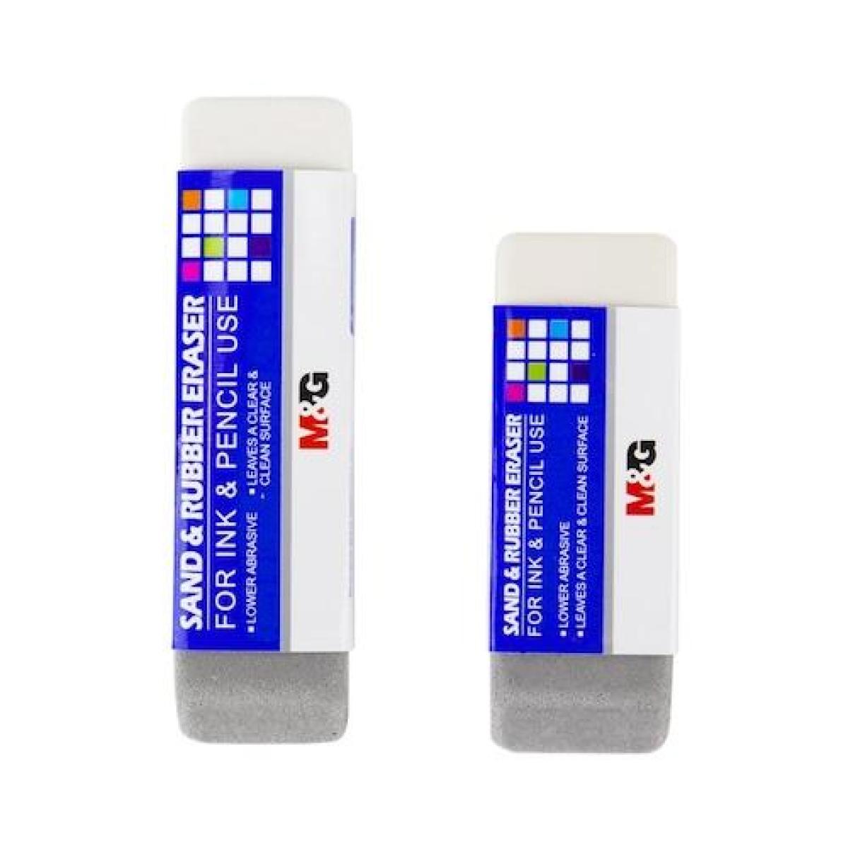 Sand & Rubber Eraser, For Ink & Pencil