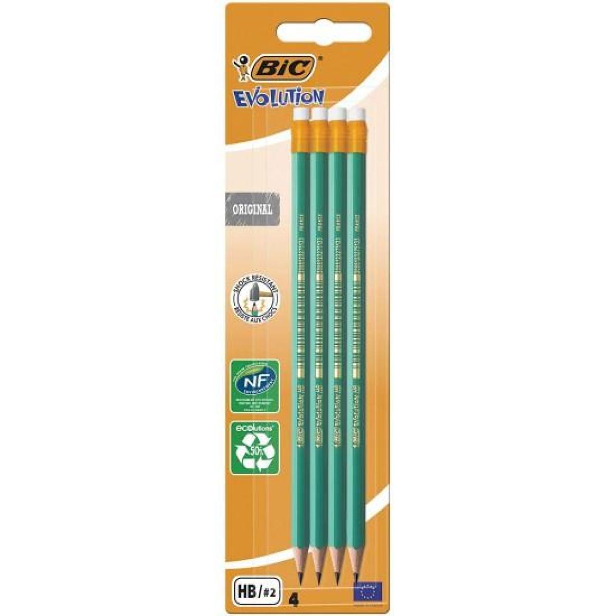 Evolution Triangle HB Pencils x4