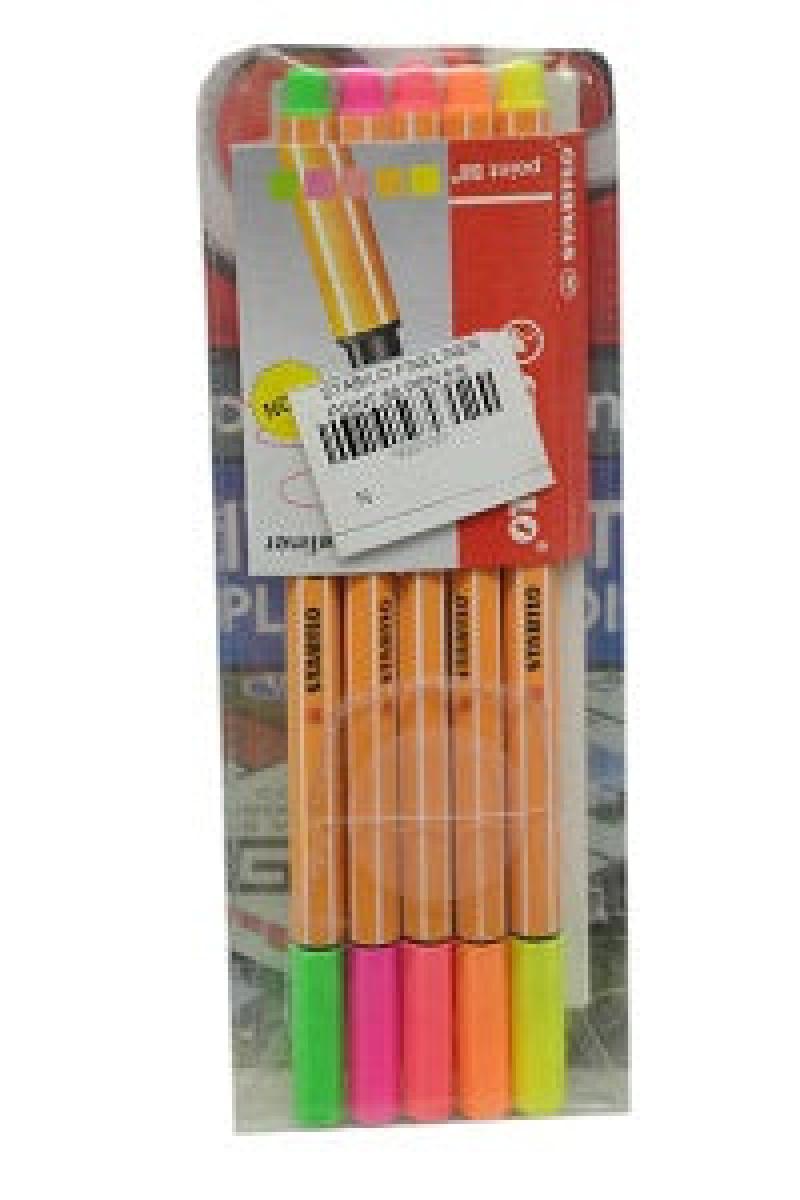 Fineliner Point 88 Pen x5