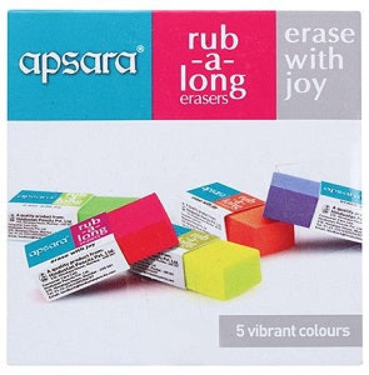 Rub-A-Long Big Erasers In Box x20