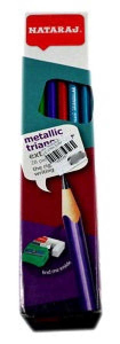 Pencil Triangle Metallic Extra Dark x10