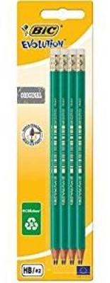 Evolution Original HB Pencil With Eraser x4
