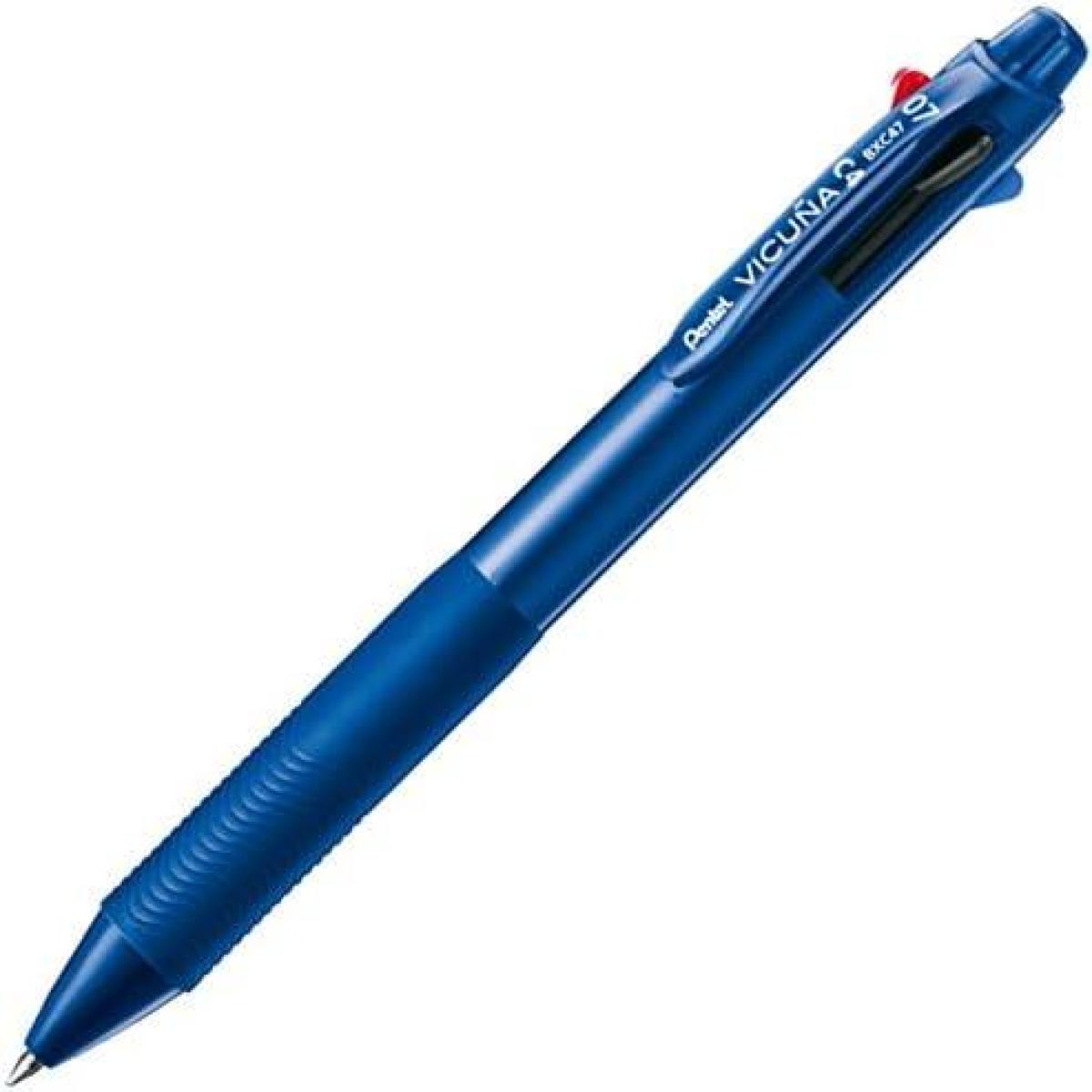 Ball Point Pen 3 in 1 (Black, Blue & Red) - Blue